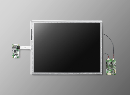 12.1" 800x600 SVGA 1200nits -20℃~+70℃ LED  panel with 5-Wire Resistive Touch Display Kit